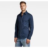 G-Star RAW - Slim Shirt - Donkerblauw - Heren