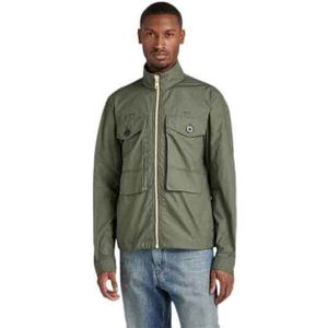 G Star Raw - Long Pocket Track - Overshirt - Zwart - 100% Katoen