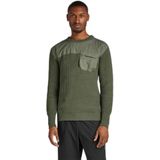 G-star - Army - Gebreide Trui - Unisex - Geribbelde Structuur