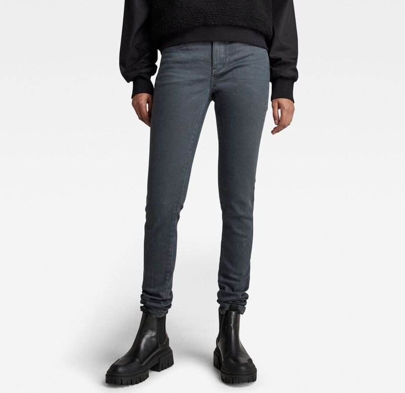 G-STAR - Lhana - Skinny Jeans - Grijs - Denim