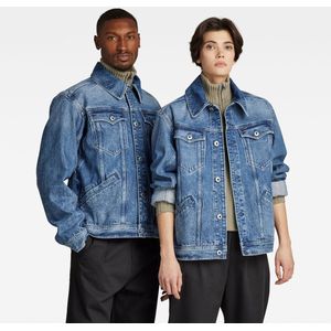 Tussenjas - Flight combat - Denim - Normale Pasvorm