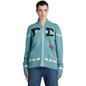 Gebreid Vest - Grijs - 80% Wol, 20% Polyamide - Met Ritssluiting