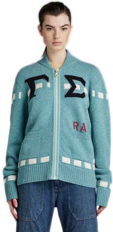 Gebreid Vest - Grijs - 80% Wol, 20% Polyamide - Met Ritssluiting