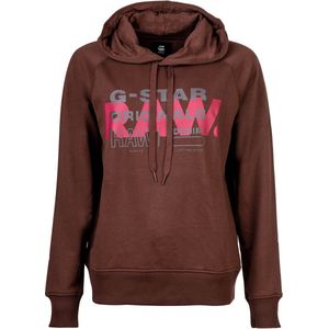 G-STAR RAW - Raglan Raw Originals HDD - Sweatshirt - Bruin - Met Capuchon