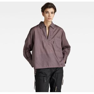G-STAR RAW - Bowling Polo ls Shirt - Paars - Dames