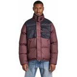 G-STAR Heren Unisex Attac Utility Steppjacke Jassen, Paars (wijngaard wijn D21937-B958-D303), L