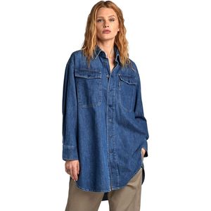G-star - Oversized Overhemd - Denim - Lange Mouwen