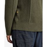 G-Star - Structure - Gebreide Trui - Gerecycled Katoen - Ronde Halslijn