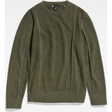 G-Star - Structure - Gebreide Trui - Gerecycled Katoen - Ronde Halslijn
