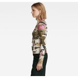 G-Star RAW lecite slim turtle wmn ls, meerkleurig (Whitebait Pop Multi Camo D23271-d251-c374), XS