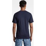 G-Star RAW - Slim Base T-Shirt - Donkerblauw - Heren