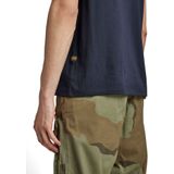 G-Star - Basic T-shirt - Katoen - Zwart - V-hals - Korte Mouwen