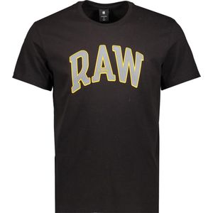 G-STAR RAW - T-shirt - Geribbeld - Korte Mouwen - Geweven