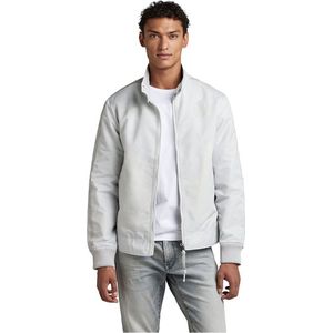 G-STAR RAW Heren Harrington jas, grijs (Oyster Mushroom C143-D607), L, Grijs (Oyster Mushroom C143-d607), L