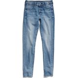 Jeans - Lage Taille - Zwart - Katoen - Strak van Dij tot Zoom
