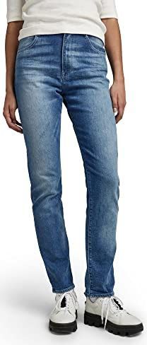 G-STAR Raw - Virjinya Slim - Jeans - Blauw - Hoge Tailleband