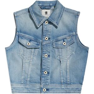 G-Star Mouwloos denim jack Evergreen - Dames