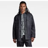 G-star - Chore Workwear Jas - Blauw - Quasar-Denim