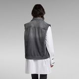 G-star Oversized Denim Vest Grijs Vrouw