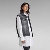 G-star Oversized Denim Vest Grijs Vrouw