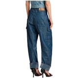 G-Star 3D Boyfriend Fit Cargo Broek - Dames - Raw Denim
