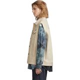G-star Oversized Denim Vest Beige Vrouw