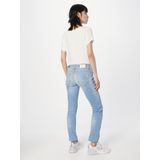 Midge Saddle Mid Straight Jeans - Midden blauw - Dames