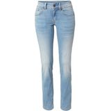 Midge Saddle Mid Straight Jeans - Midden blauw - Dames