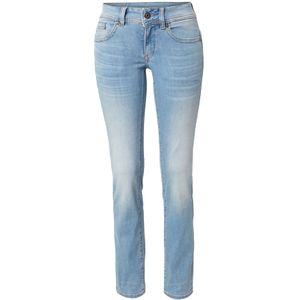 Midge Saddle Mid Straight Jeans - Midden blauw - Dames