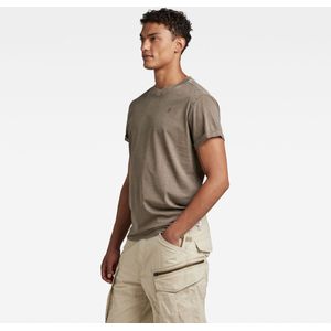 G-Star RAW - T-shirt - Bruin - 100% Biologisch Katoen - Casual Stijl