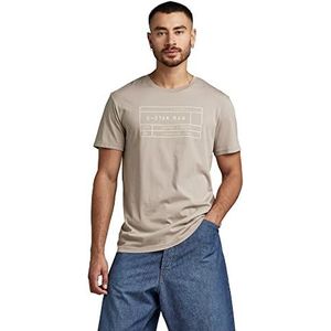 G-STAR RAW Set van 2 grafische T-shirts voor heren, meerkleurig (Dumic/Deep Walnut D22777-336-d951), S, Veelkleurig (Dumic/Deep Walnut D22777-336-d951)