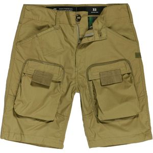 G-star - Cargo Korte Broek - Olijf Groen - Katoen Polyester Mix