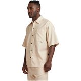 G-star - 1 Pocket Boxy Fit - Overhemd - Groen - Katoen - Korte Mouwen