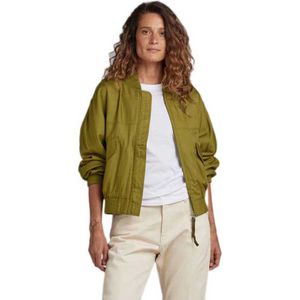 G-STAR RAW Everyday Bomber Overshirt Damesjassen, groen (Avocado D23018-d297-d612)