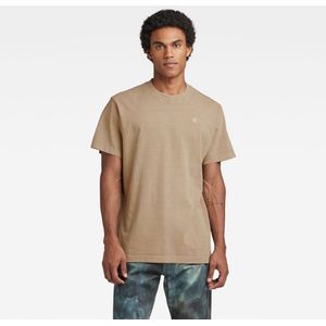 G-star - Overdyed Loose T-shirt - Bruin - Korte Mouwen