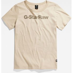 G-STAR RAW - GS gr Slim r T Wmn T-shirt - Beige/Kaki - D23942-336-D606