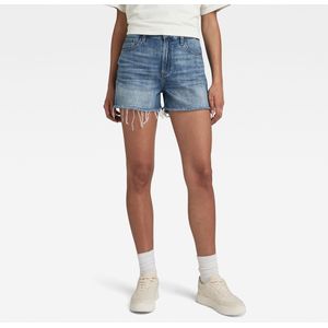 3301 Ripped Denim Short - Midden blauw - Dames