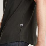 G-star - Lash Ribbed - T-shirt - Korte Mouwen - Relaxed Fit - Biologisch Katoen