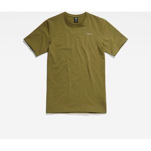 G-Star RAW - Slim Base T-Shirt - Groen - Biologisch Katoen - Korte Mouwen