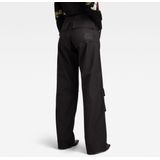 G-star - Jeans - Zwart - Wijde Cargobroek - Hoge Taille