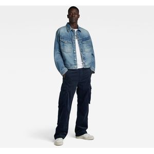 G-STAR RAW Dakota - Herenjas - Blauw - Leren