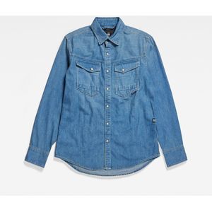 G-Star - D23616-D252 - Slim Fit Overhemd - Denim - Lange Mouwen