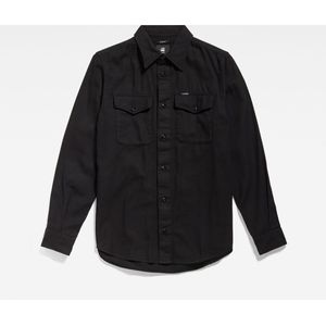 G-star - Marine - Overhemd - Slim Fit - Lichtgewicht Geweven - Lange Mouwen