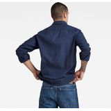 G-star - Marine - Overhemd - Slim Fit - Lange Mouwen