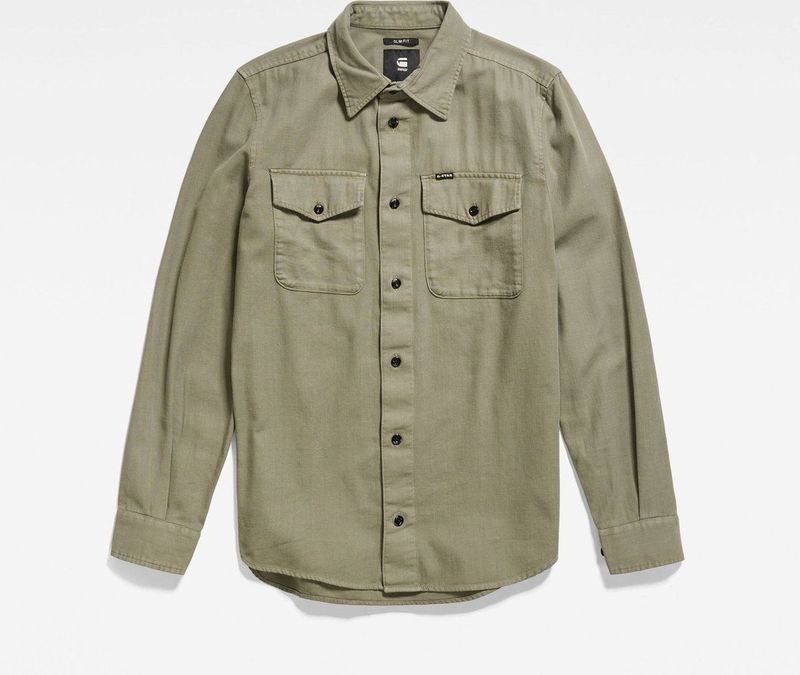 Overhemd - Marine - Slim Fit - Lichtgewicht Geweven - 60% Katoen, 40% Polyester