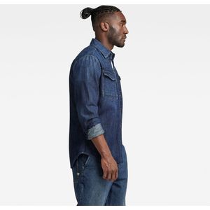 G-Star - D23616-D252 - Overhemd - Denim - Slim Fit - Lange Mouwen - 100% Katoen