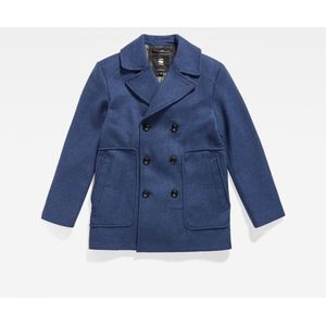 G-star - Wool Peacoat - Jas - Regular Fit - Gevoerd - Italiaanse Gerecyclede Wolmix