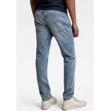 G-Star - 3301 Slim Jeans - Blauw - Katoen - Stretch Denim