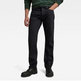 G-STAR RAW Mosa Straight Jeans Heren - Zwart Pitch Black