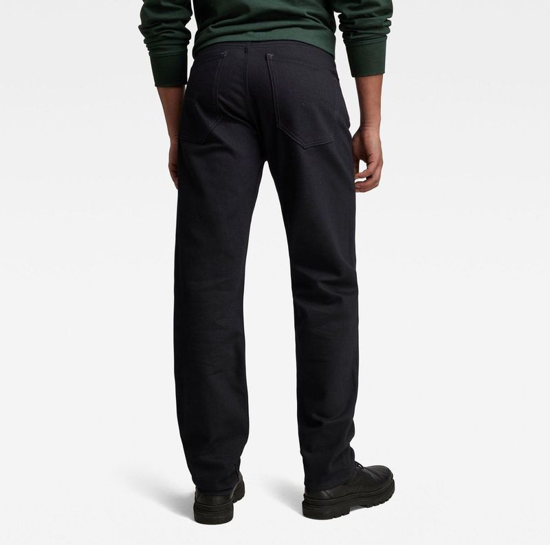 G-STAR RAW Mosa Straight Jeans Heren - Zwart Pitch Black